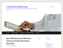 Tablet Screenshot of e-healthcaremarketing.com